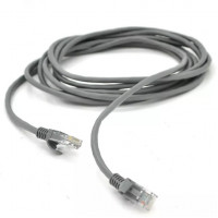 Патч-корд литий RITAR, CCA, UTP, RJ45, Cat.5e, 1.5m, сірий Q1000