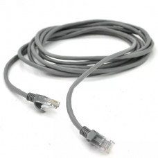 Патч-корд литий RITAR, CCA, UTP, RJ45, Cat.5e, 1.5m, сірий Q1000