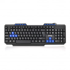 Клавіатура USB JEDEL K518, довжина кабелю 170см, (Eng/Pyc/Укр), (435х130х21), 112k, Black, Box