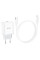 Набір СЗУ 110-240V HOCO C104A + кабель Lighting, 1xUSB-C, PD20W, кабель 1м, White, Box