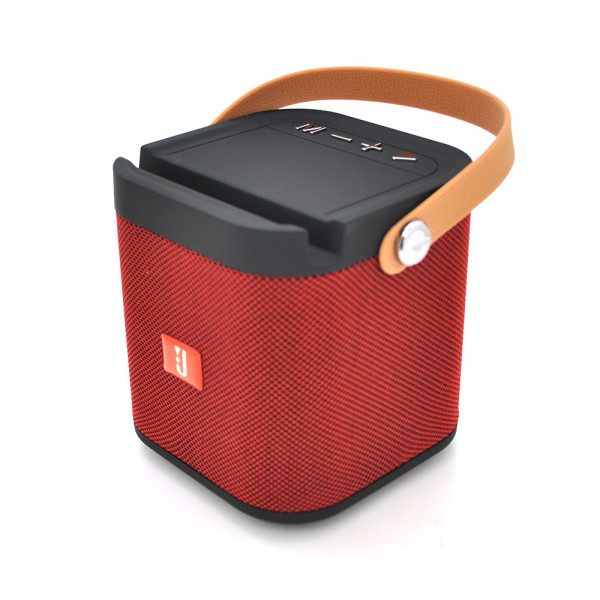 Колонка J12 Bluetooth 4.1 до 10m, 1х3W, 4Ω, 600mAh, ≥90dB, TF card/USB, DC 5V, Red