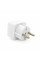 Розетка двійник без заземлення SQ-ZDB01/2, 2x2.5A(10A) 250V~Max, 1100W, White, 2Р, Q200