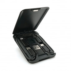 Кабель KSC-325 KUHE 3 in 1 Micro / Iphone / Type-C, 3A, довжина 1м, Black, BOX