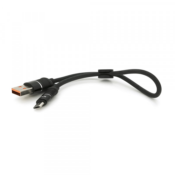 Кабель iKAKU KSC-351 XUNDIAN series for micro, Black, довжина 0,25м, 5А, BOX