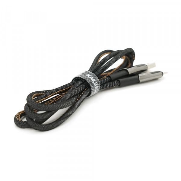 Кабель iKAKU KSC-192 GEDIAO zinc alloy charging data cable series for micro, Black, довжина 1,2м, 3,2А, BOX