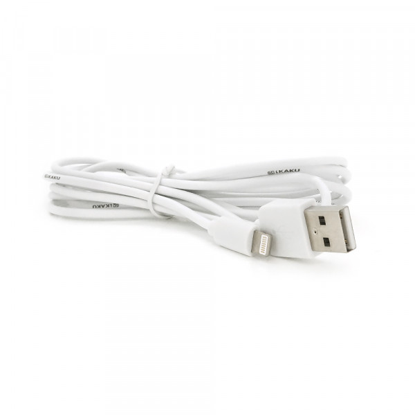 Кабель iKAKU KSC-332 YOUCHUANG charging data cable series for iphone, White, довжина 2м, 2,4А, BOX