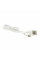 Кабель iKAKU YUANZHUANG charging data cable series for iphone, White, довжина 1м, 2,4А, BOX