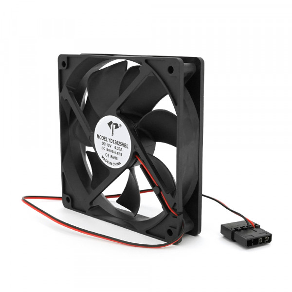 Кулер для охолодження серверних БП SUNON EEC0251B1-000U-G99, 120x120x25mm, RPM 2600±10%, 12V/0.3A, 2-pin MOLEX, Black