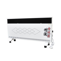 Електричний конвектор, 2500W. 2 режими (1250W/2500W). 23-26м ². Терморегулятор. 1000x450x90 мм. Box + перехідник на євророзетку