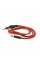 Кабель AUX з мікрофоном Audio DC3.5 тато-тато 1.0м, CCA Stereo Jack, (круглий) Red cable, Box