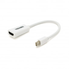 Конвертер VEGGIEG MH-W Display Port (тато) на HDMI (мама), 25cm, White, Пакет
