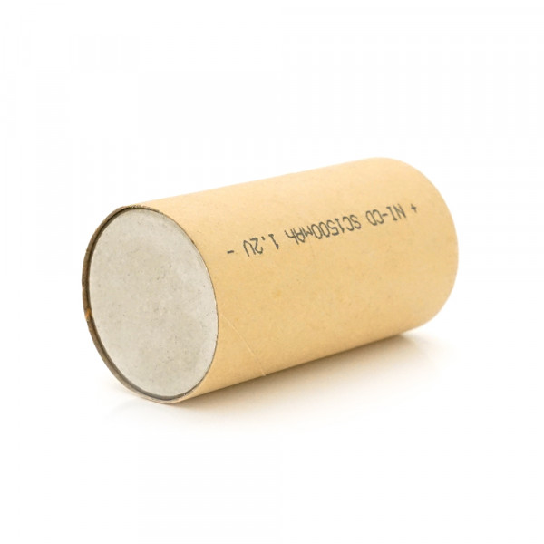 Акумуляторна батарея для шуруповерта YT-1500, Ni-Cd SC1500mAh, 1.2V, 10C, 23x43 mm