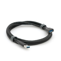 Подовжувач VEGGIEG USB 3.0 AM/AF, 1.5m, Black