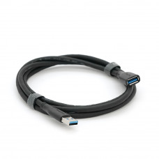 Подовжувач VEGGIEG USB 3.0 AM/AF, 1.5m, Black