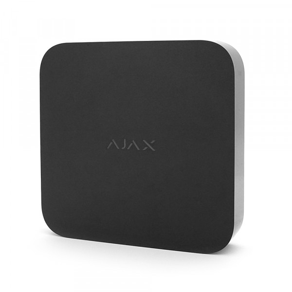 Мережевий відеореєстратор Ajax NVR (8ch) black, роздільна здатність до 4К, підтримка ONVIF/RTSP, декодування H.265/H.264, ємність до 16Тб