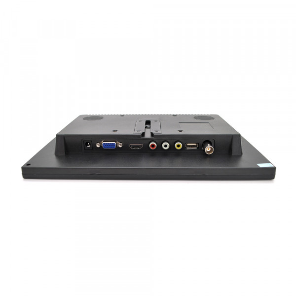 Монітор для відеоспостереження 10.1 ", AV + VGA + HDMI + RCA  роз'єми, 1024 * 600ips, 12-24V, BOX