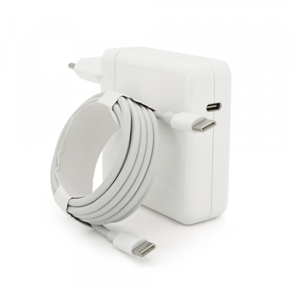 Блок живлення MERLION для ноутбука Apple MacBook USB-C 20.3V 4.8A (96 Вт)