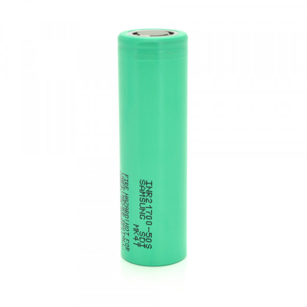 Акумулятор 21700 Li-Ion Samsung INR21700-50S 5000mAh, 50A, 4.2/3.6/2.5V, Green