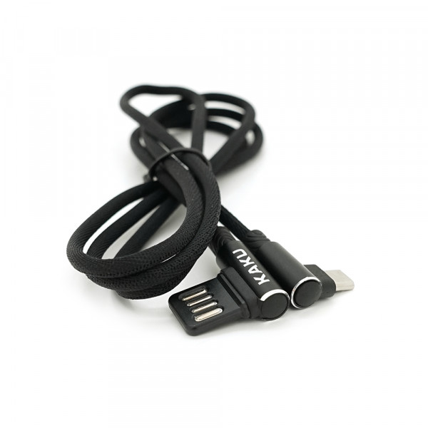 Кабель iKAKU KSC-028 JINDIAN charging data cable for micro, Black, довжина 1м, 2.4A, BOX