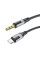 Кабель Borofone BL19 DC3.5 (тато) =>Type-C (тато), круглий, 1м, Black, Box