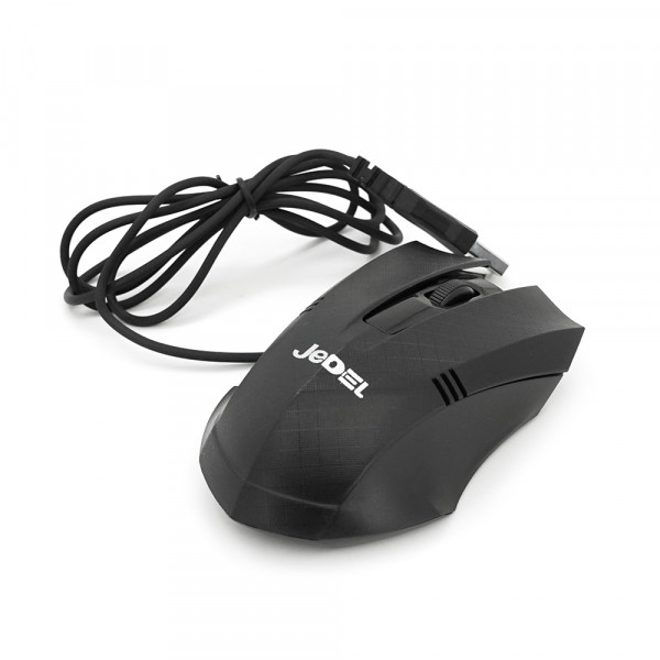 Миша провідна JEDEL M3, Black, Q100
