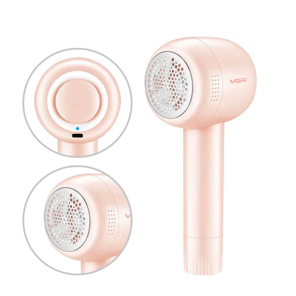 Акумуляторна машинка для видалення катишків VGR V-813 PINK, Box