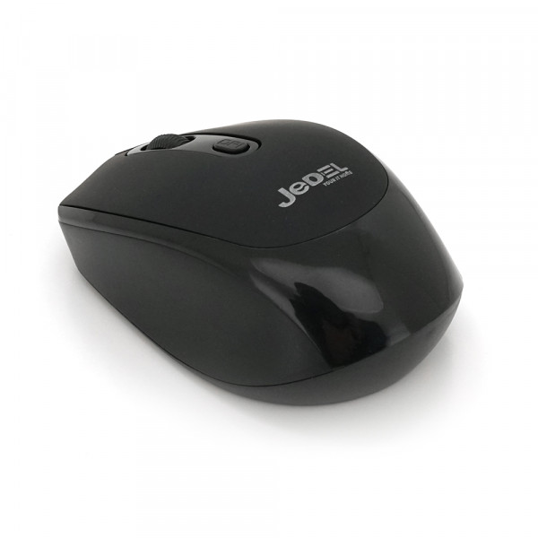 Миша бездротова JEDEL W380+, 1000DPI, Black, 2.4GHZ, акумулятор, Box