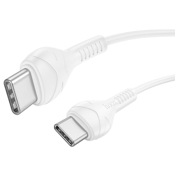 Кабель Hoco X37, Type-C-Type-C, 60W, White, довжина 0.5м, BOX