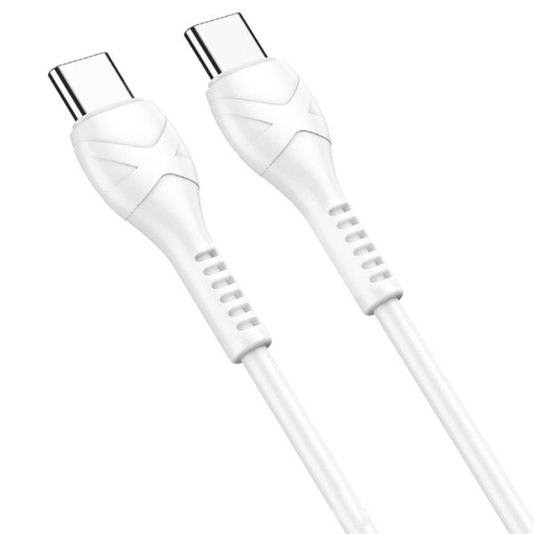 Кабель Hoco X37, Type-C-Type-C, 60W, White, довжина 0.5м, BOX