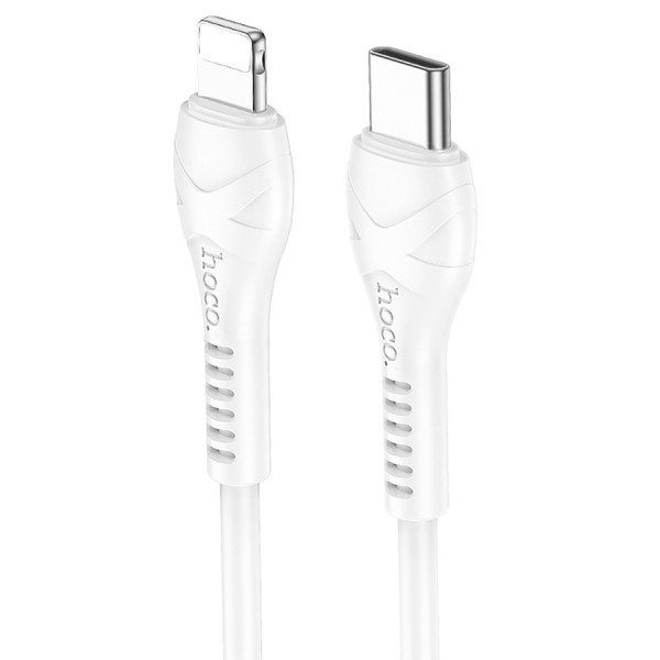 Кабель Hoco X37, Type-C-Lighting, 2.4A, White, довжина 1м, BOX