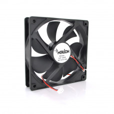 Кулер корпусний Merlion 12025, 120x120x25mm, 12V/0.18A, RPM 1100±10%, 2-pin, Black, OEM