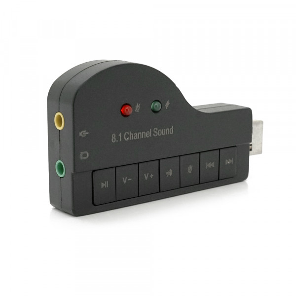 Контролер USB-sound card (8.1) 3D sound (Windows 7 ready), Blister