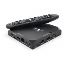 Медіа приставка X96-Max Plus6 4 / 32G Smart TV Box (Android 9.0, ОЗУ 4 Гб, 32Гб вбудованої пам'яті, 4-х ядерний процесор Amlogic 905  (2,0 ГГц)
