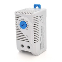 Електромеханічний термостат CHINT NTK1-131G, AC: 250V/10A, 20-80°C, NO, DIN, 33*65*39mm