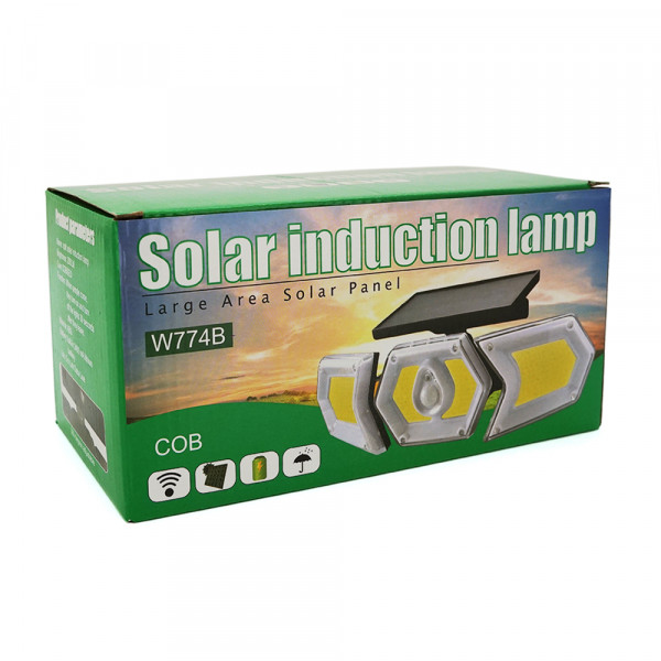 Вуличний ліхтар POWERMASTER MX-W771B, 70 SMD LED, заряд від Solar панель, датчик руху/освітлення, BOX
