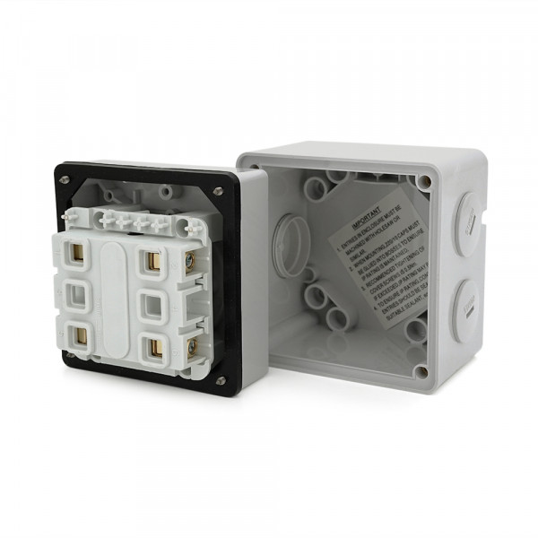 Перемикач ON/OFF Chenf, 250V/10A, IP66, Box