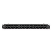Патч-панель Ritar 48 портiв UTP DUAL кат 6 19 "1U НЕ екранована чорна Q10