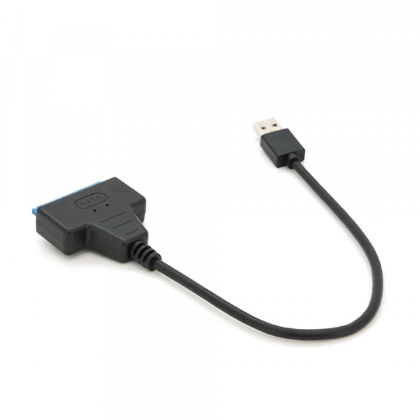 Кабель Usb 3.0 AM to SATA black 0.1m для HDD/SSD дисків