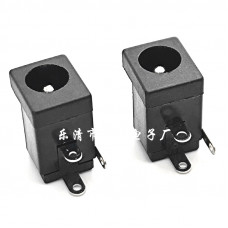Триконтактне гніздо живлення DC005 тато 5.5*2.1, 30V, 1A, під викруткову збірку, Q100