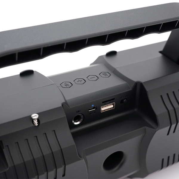 Колонки Kisonli K1 Bluetooth 5.1, 2x10W, 2400mAh, USB, DC: 5V/1A, Black, BOX, Q24