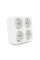 Розетка 4-х місна із заземленням SQ-RB-01/04A, 4x16A 250V~Max, 3500W, White, Q100