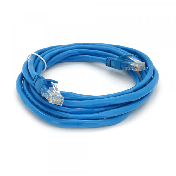 Патч-корд литий RITAR, UTP, RJ45, Cat.6, 2m, синій, Cu (мідь)