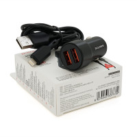 АЗУ BOROFONE BZ19A 1хUSB, 2.4A, QC3.0, Black, Box