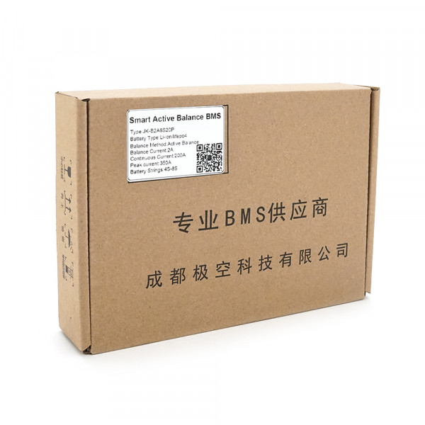 BMS плата JK-B2A8S20P Li-Ion/LiFePo4/LTO 3S-8S, 200A, CAN/RS485, 0.3mΩ, Bluetooth, Ballance 2A, подогрев + кнопка