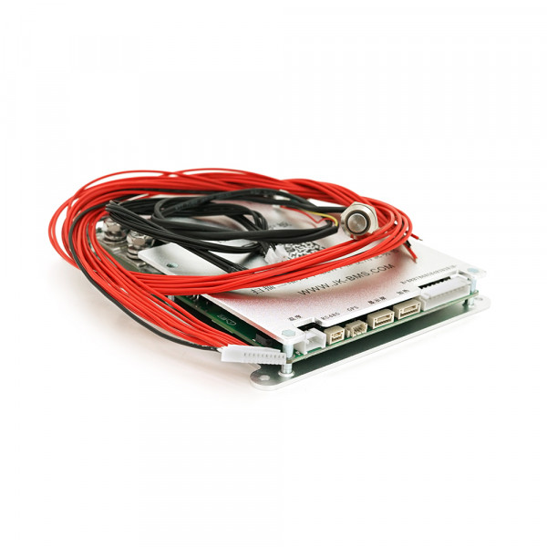 BMS плата JK-B2A8S20P Li-Ion/LiFePo4/LTO 3S-8S, 200A, CAN/RS485, 0.3mΩ, Bluetooth, Ballance 2A, подогрев + кнопка
